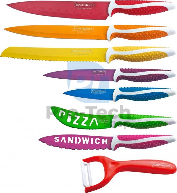 Set cuțite de bucătărie, 8 bucăți ROYALTY LINE Color 50535