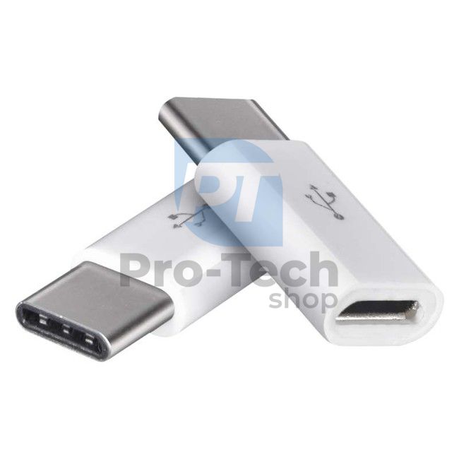 Adaptor USB micro B/F - USB C/M 2 bucăți 71563