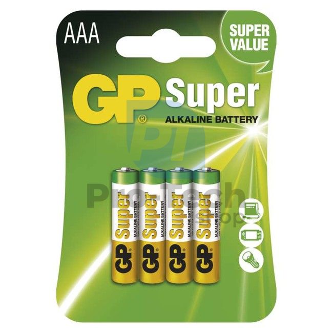 Baterie alcalină GP Super LR03 (AAA), 4 bucăți 70602