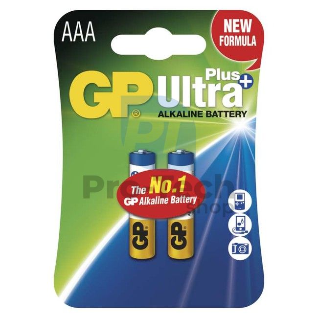 Baterii alcaline GP Ultra Plus LR03 (AAA), 2 bucăți 70666