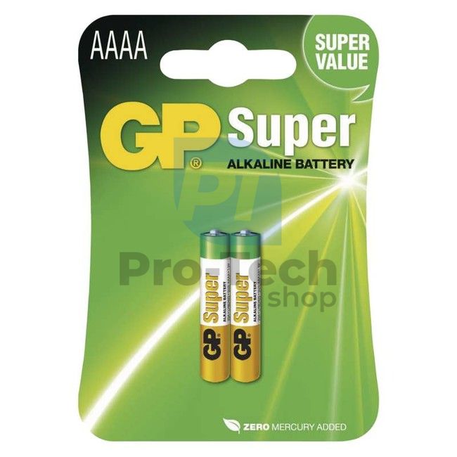 Baterie alcalină specială GP 25A (AAAA, LR61) 1,5 V, 2 bucăți 70963
