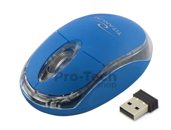 Mouse wireless 3D USB CONDOR, albastru