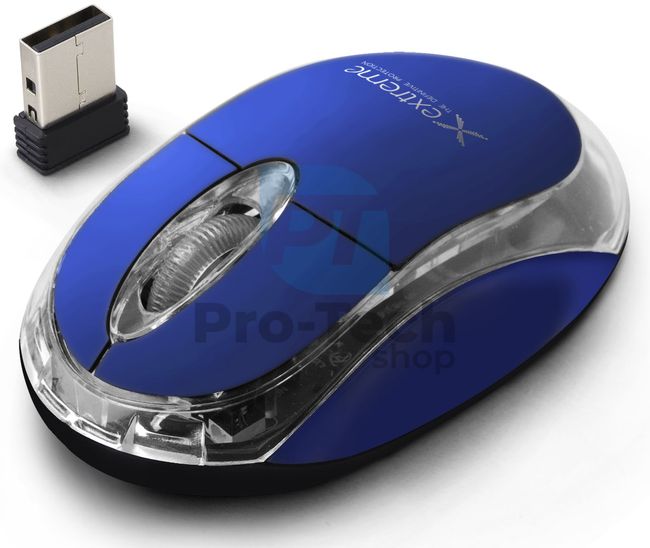 Mouse wireless 3D USB HARRIER, albastru