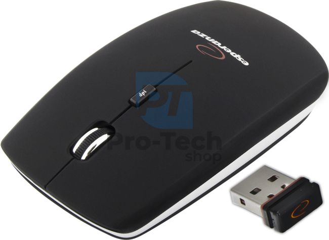 Mouse wireless SATURN 4D USB, negru