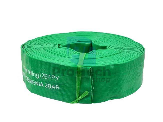 Furtun plat inodor PVC 2" x  20m 2 BAR Pro-Tech GARDEN 04718