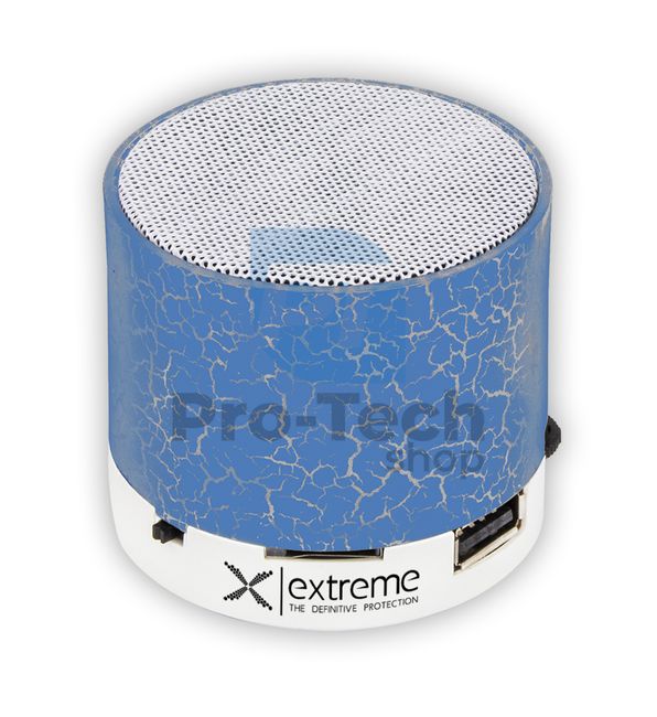Boxă Bluetooth cu radio FM FLASH, albastru