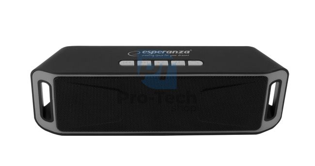 Boxă Bluetooth cu radio FM FOLK, negru-argintiu