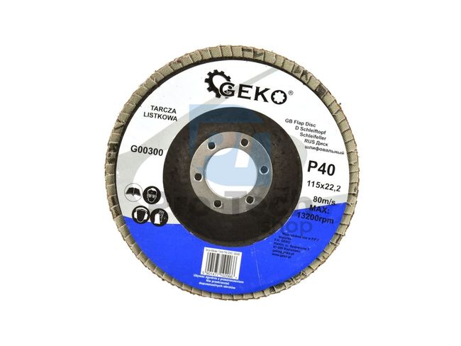 Disc lamelar pentru șlefuit 115 mm P40 00381