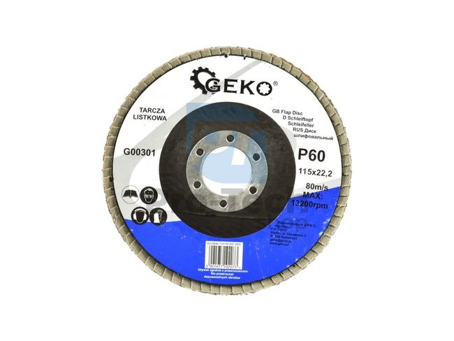 Disc lamelar pentru șlefuit 115 mm P60 00382