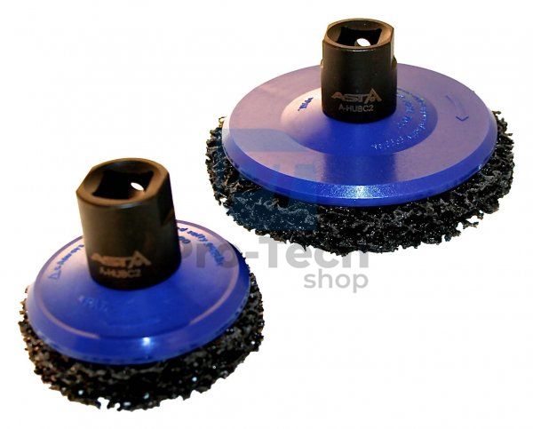 Set dispozitive perii de curățare butuc tambur roată 2 piese profi Asta A-HUBC2 05988