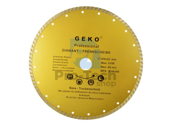 Disc diamantat TURBO 300mm x 8mm x 32mm 15540