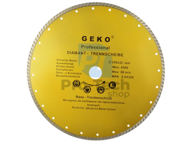 Disc diamantat TURBO 350 x 8 x 32 mm 18376