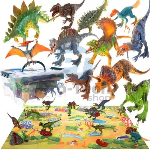 DinoPark Collection: figurine și covoraș de joacă de Kruzzel 74108