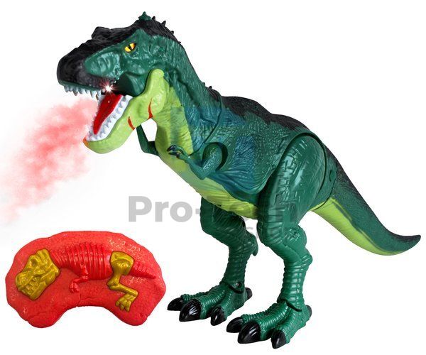 Dinozaur cu respirație de foc cu telecomandă 74111
