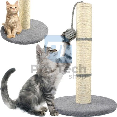 Cat Grabber - Stâlp gri pentru pisici 45cm 74125