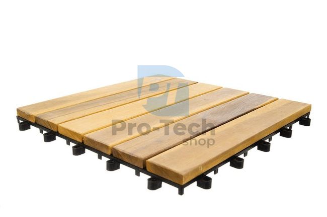 Plăci de lemn 30x30cm mat - set de 10 bucăți 74154