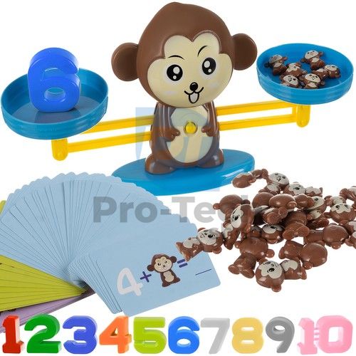 Joc educațional Monkey scale cu numere Kruzzel 16947 74201