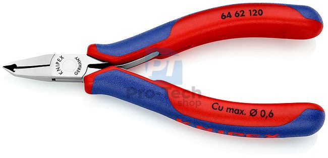 Clește electronice frontal cu mânere multicomponente 120 mm KNIPEX 08133