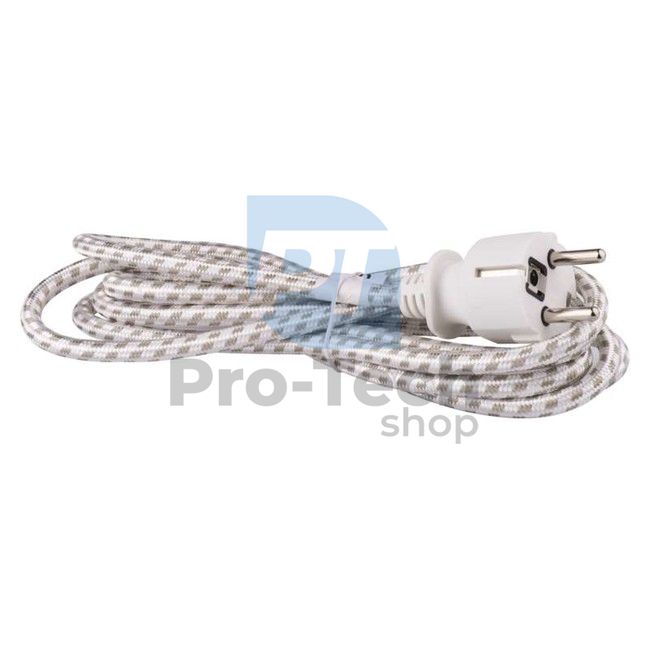 Flexo cablu de alimentare 3× 0,75mm2 fier de călcat, 2,4m 70788