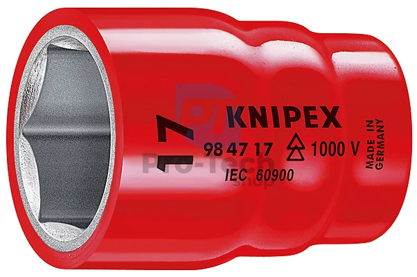 Cheie tubulară 1" cu pătrat interior 1/2" KNIPEX 08917