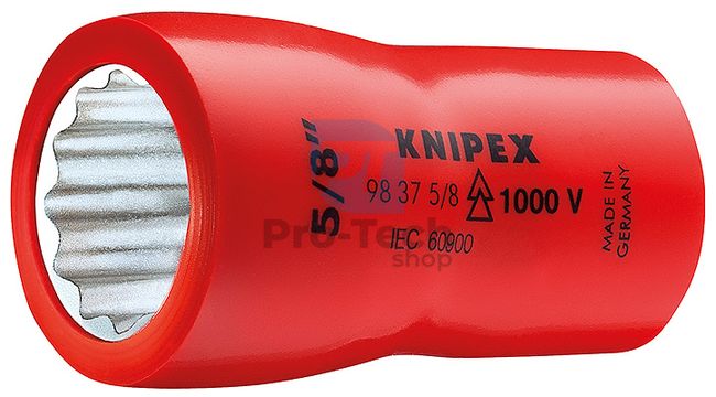 Cap cheie tubulară 3/4" cu pătrat interior 3/8" KNIPEX 08898