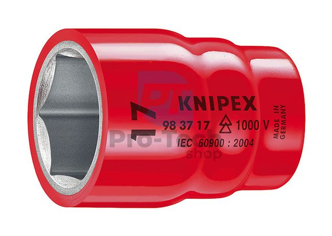 Cap cheie tubulară 12 mm cu pătrat interior 1/2" KNIPEX 08901
