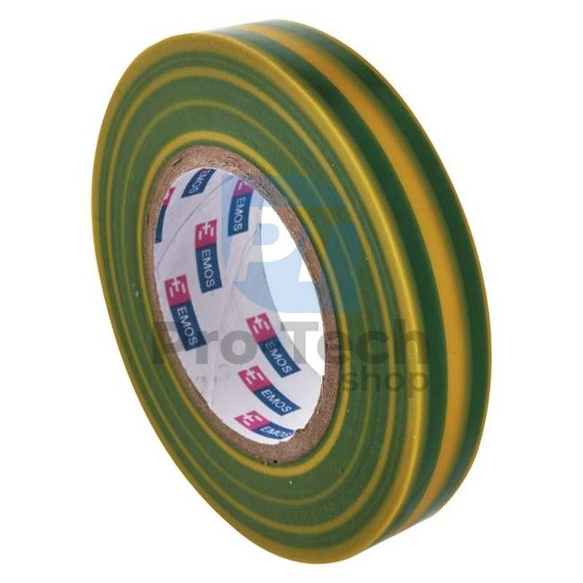 Bandă izolatoare PVC 15mm / 10m verde-galben, 1 buc 70985