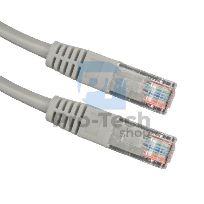 Cablu UTP Cat. 5E Patchcord RJ45, 0,25m, gri