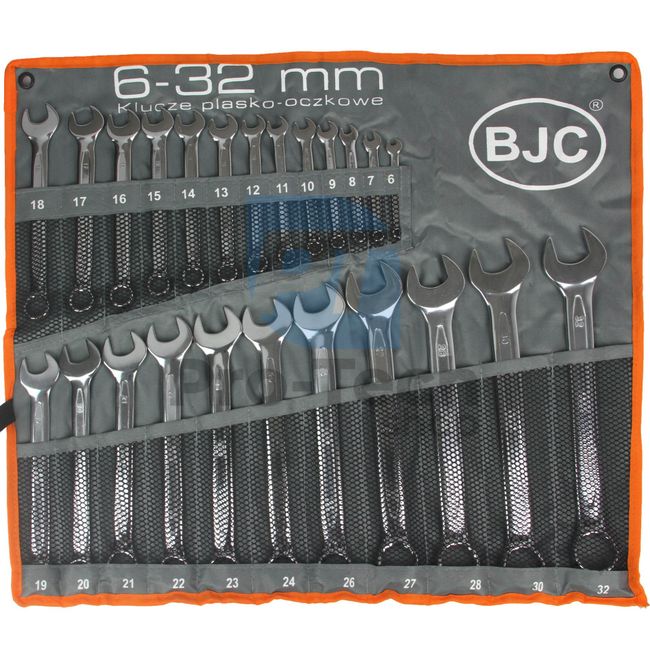 Set chei combinate fixă-inelară BJC 24 buc 6-32mm 14178