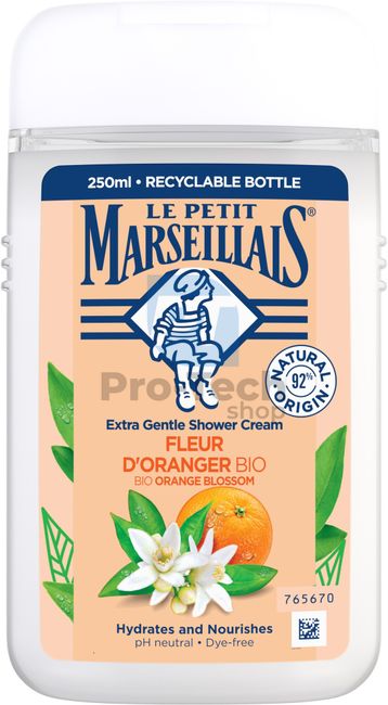 Le Petit Marseillais Gel de duș cu cremă de flori de portocal bio 250ml 30588