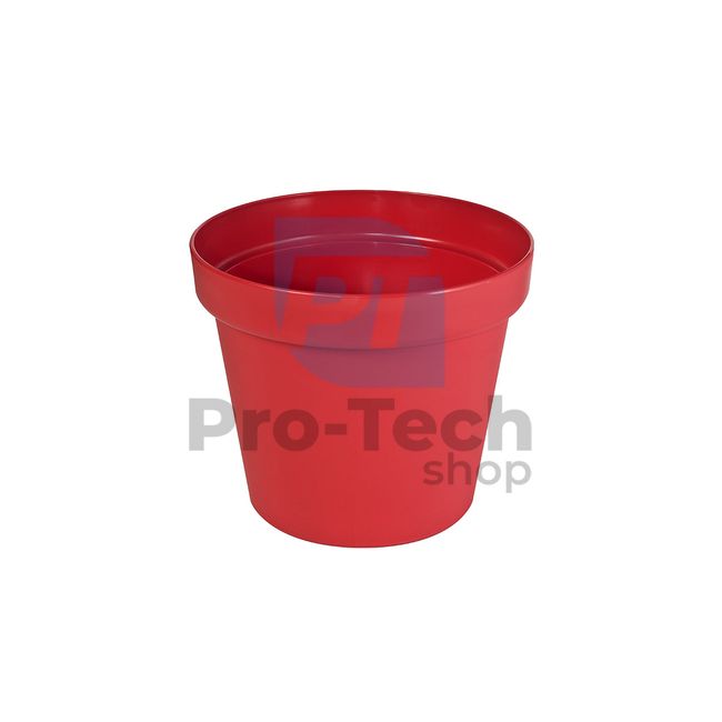Ghiveci de plastic 26 cm roșu 13909