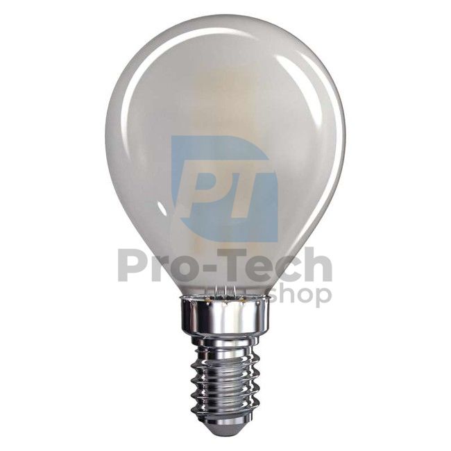 Bec LED Filament Mini Globe mată 4W E14 alb cald 71298