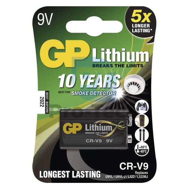 Baterie litiu GP CR-V9 (9V) 70381