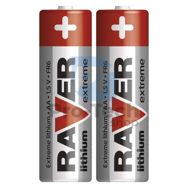 Baterie litiu RAVER FR6 (AA), 2 bucăți 71074