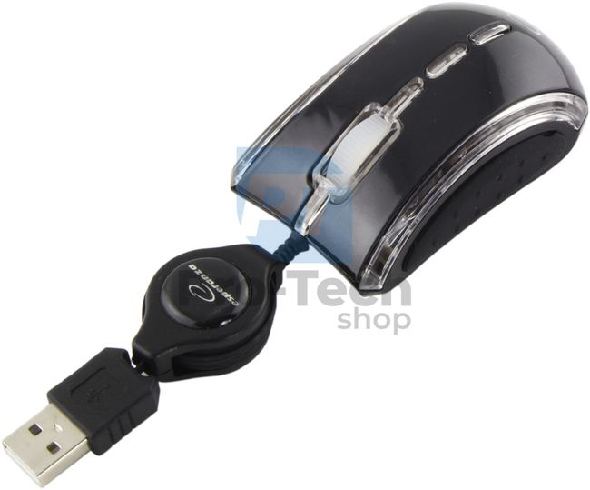 Mini mouse USB CELANEO, negru