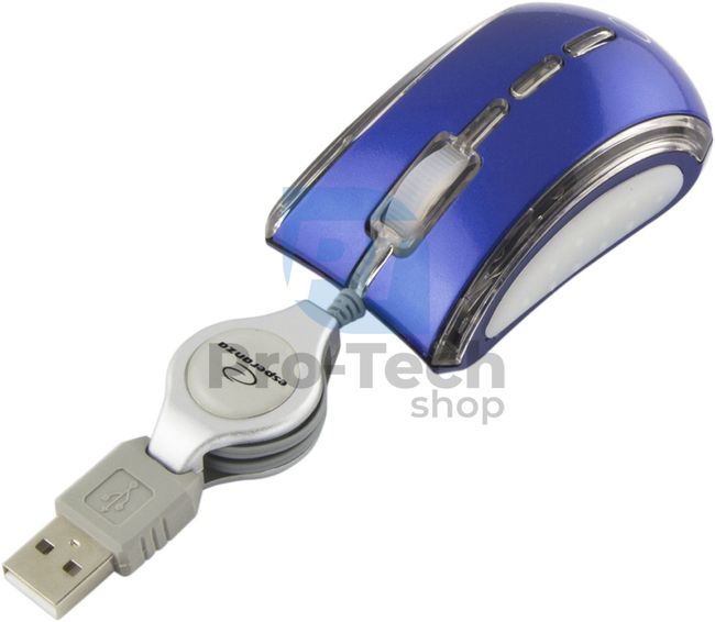 Mini mouse USB CELANEO, albastru