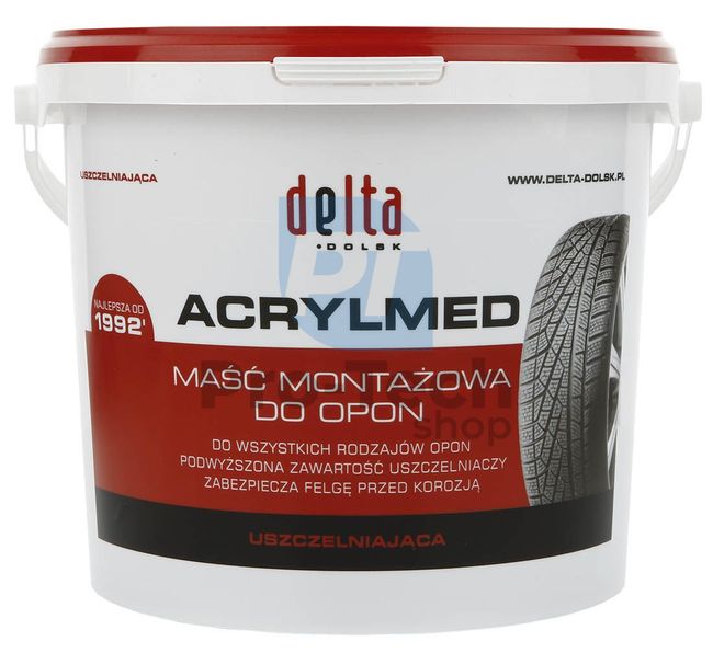 Pastă pentru montarea anvelope Delta Acrylmed roșu – 4kg 11277
