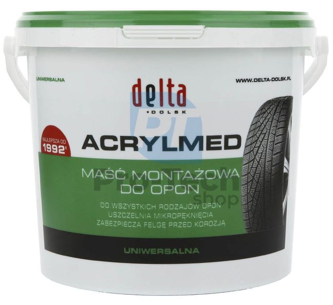 Pastă pentru montarea anvelope Delta Acrylmed vară, verde – 4kg 11281