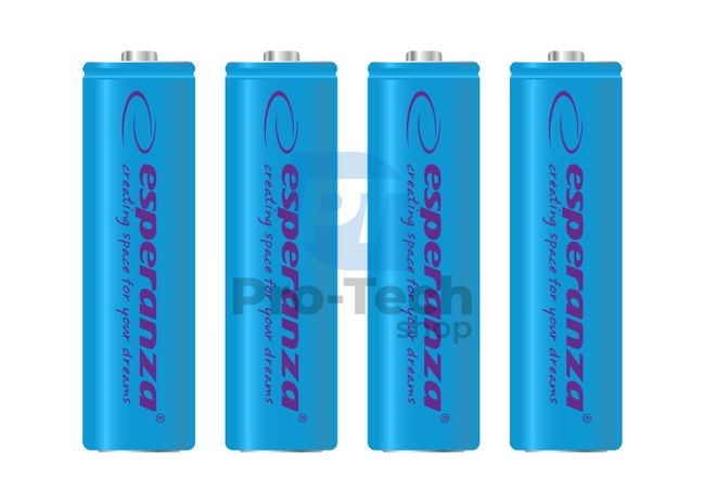Baterie reîncărcabilă NI-MH AA 2000mAh 4 bucăți, albastru