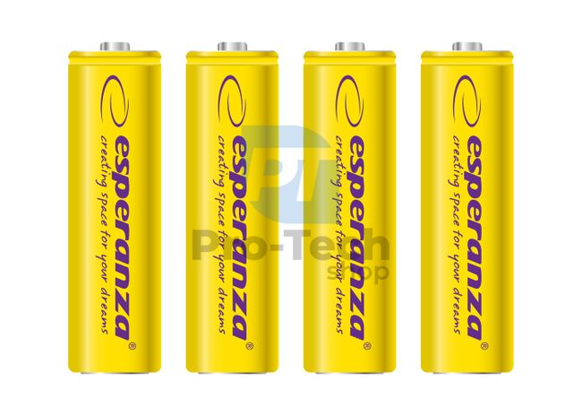 Baterie reîncărcabilă NI-MH AA 2000mAh 4 bucăți, galben
