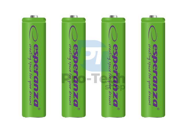 Baterie reîncărcabilă NI-MH AAA 1000mAh 4 bucăți, verde