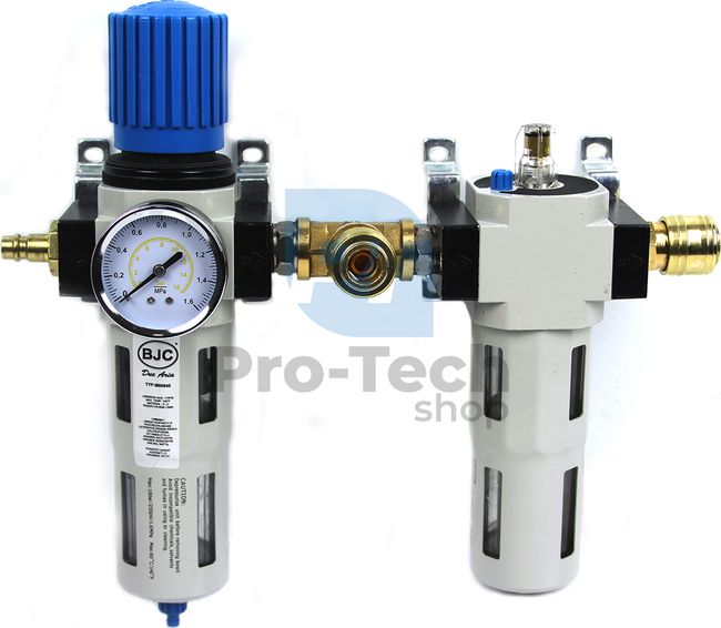 Regulator de presiune cu filtru, manometru și lubrificator 1/4" PROFI BJC 12084