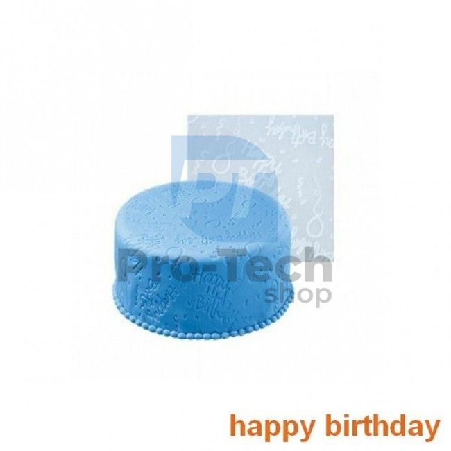 Blat silicon Happy Birthday 51450