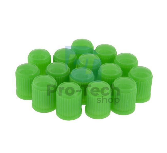 Capace pentru valvă din plastic verde 100 piese11755