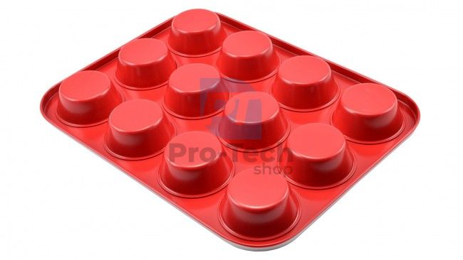 Formă pentru 12 brioșe cu suprafață ceramică RED 50833