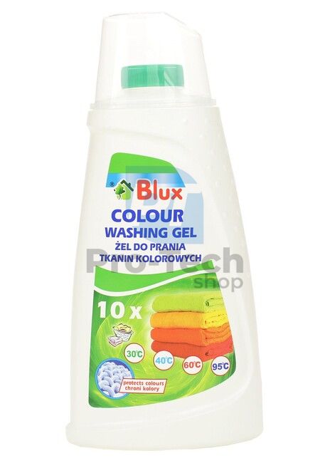 Detergent gel de rufe cu dozator Blux colorat 1000ml 30198