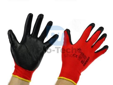 Mănuși de protecție 8" Red Nitril 06594