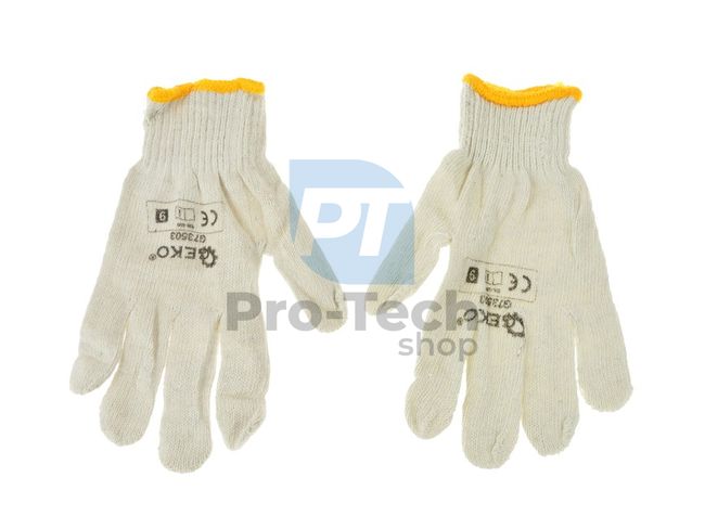 Mănuși de protecție tricotate 9“ NATURAL 09577