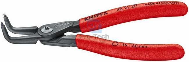 Clește pentru inele de siguranțe 305 mm cu fălci curbate KNIPEX 08051