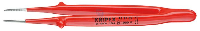 Pensetă de precizie izolată 150 mm cu capetele drepte KNIPEX 08524